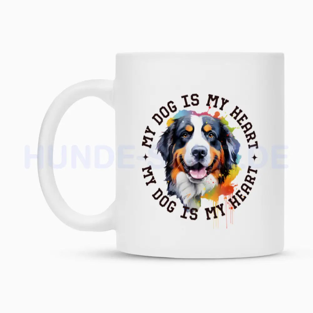 Tasse "Berner Sennenhund HEART" – hunde-shirt.de