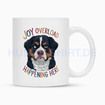 Tasse "Berner Sennenhund - JOY..." Weiß – hunde-shirt.de