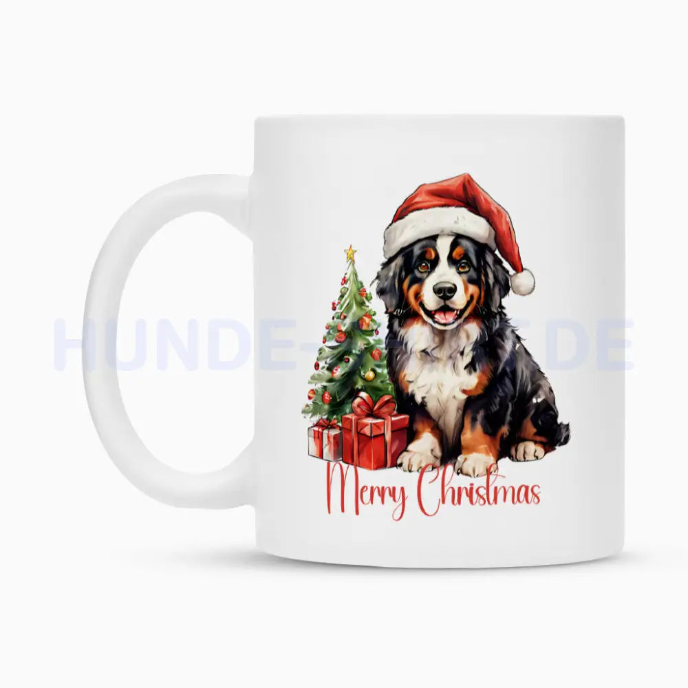 Tasse "Berner Sennenhund - Merry Christmas 2" – hunde-shirt.de