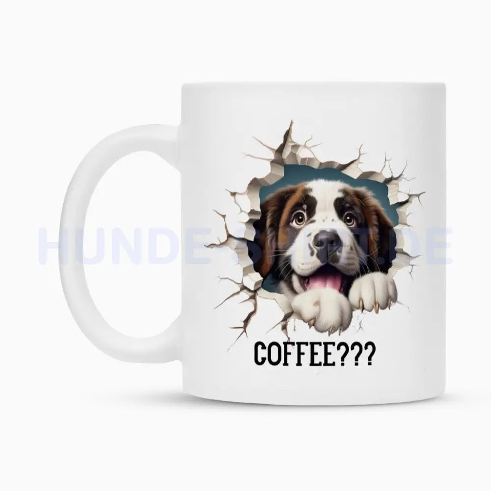 Tasse "Bernhardiner - COFFEE???" – hunde-shirt.de