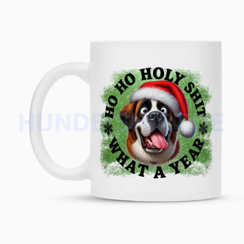 Tasse "Bernhardiner - HO HO..." – hunde-shirt.de