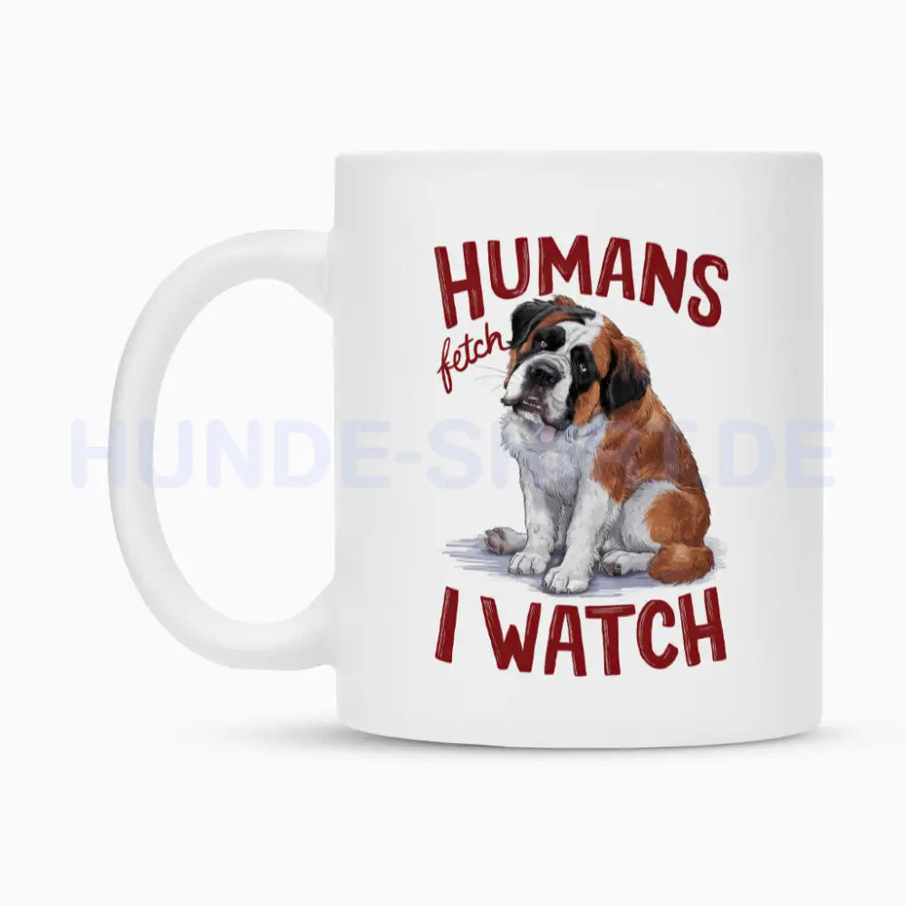 Tasse "Bernhardiner - Humans..." – hunde-shirt.de