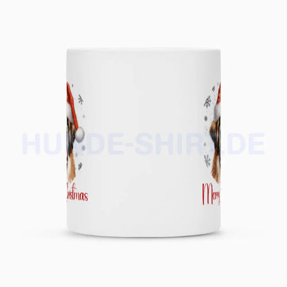 Tasse "Bernhardiner - Merry Christmas" – hunde-shirt.de