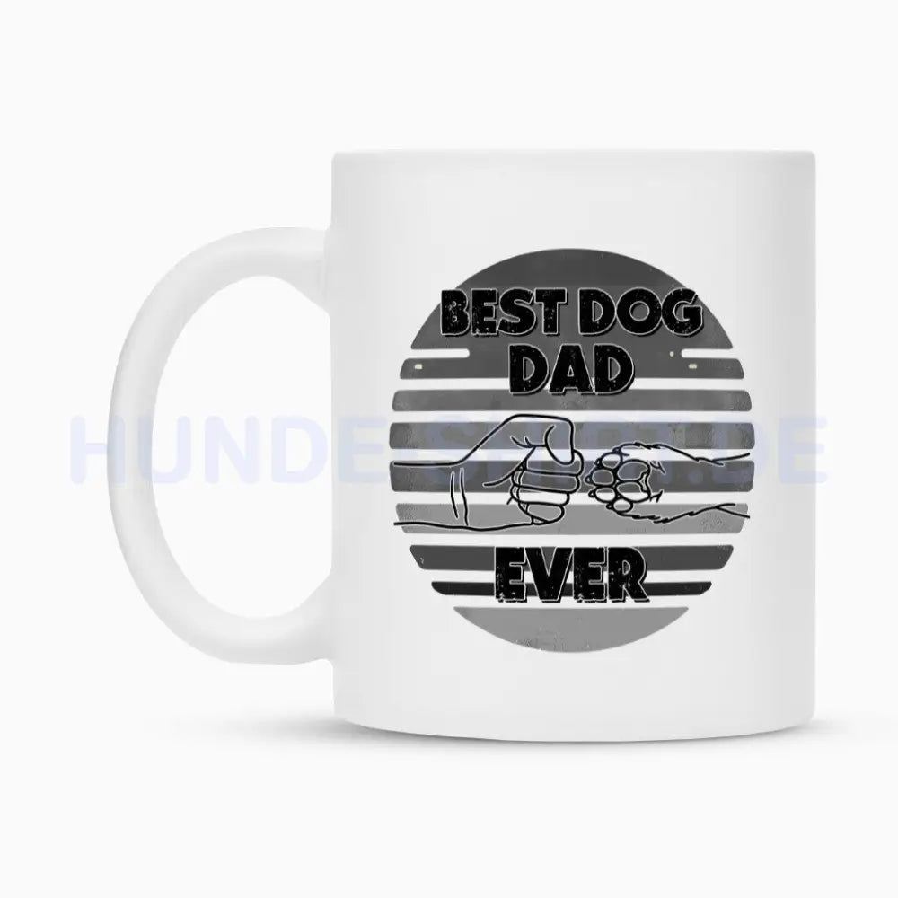 Tasse "Best Dog Dad ever" – hunde-shirt.de