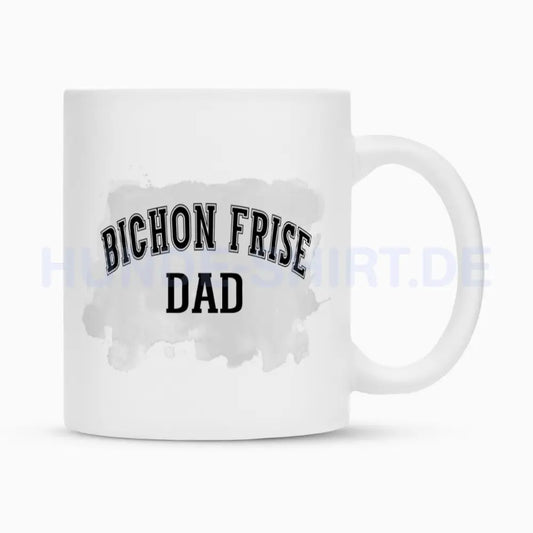 Tasse "Bichon Frisé - DAD" Weiß – hunde-shirt.de