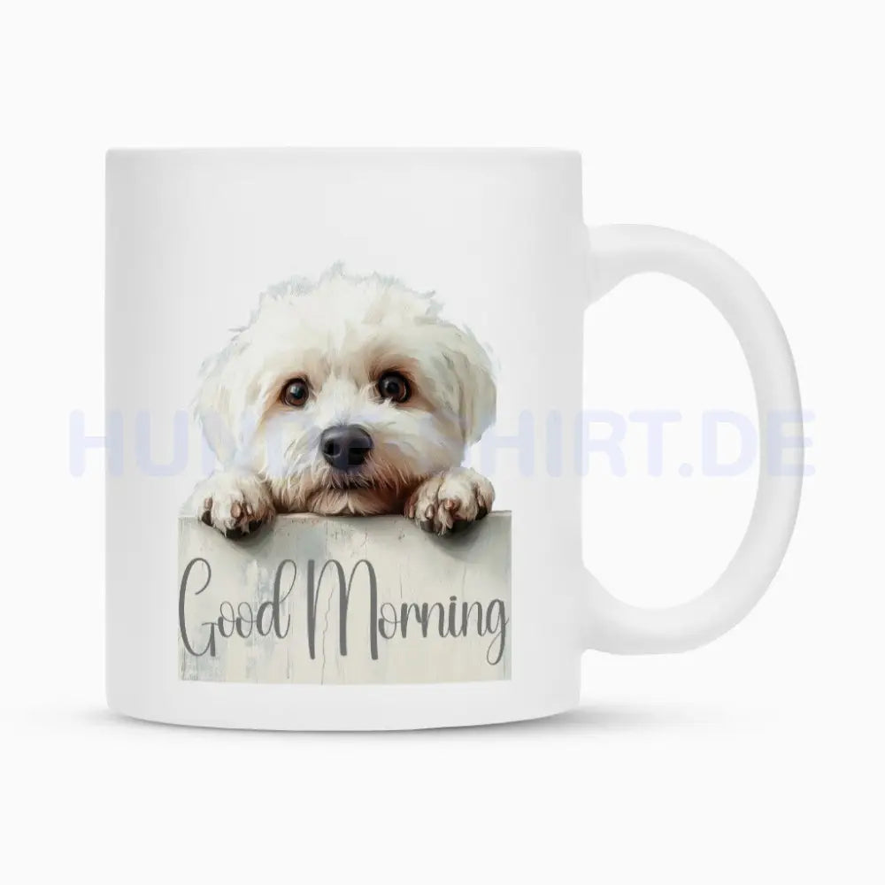 Tasse "Bichon Frisé - Good Morning" Weiß – hunde-shirt.de