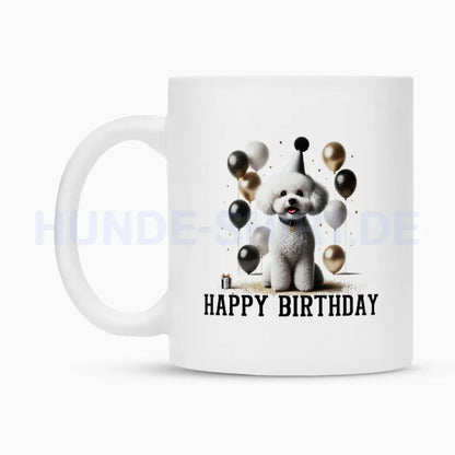 Tasse "Bichon Frisé - Happy Birthday" – hunde-shirt.de