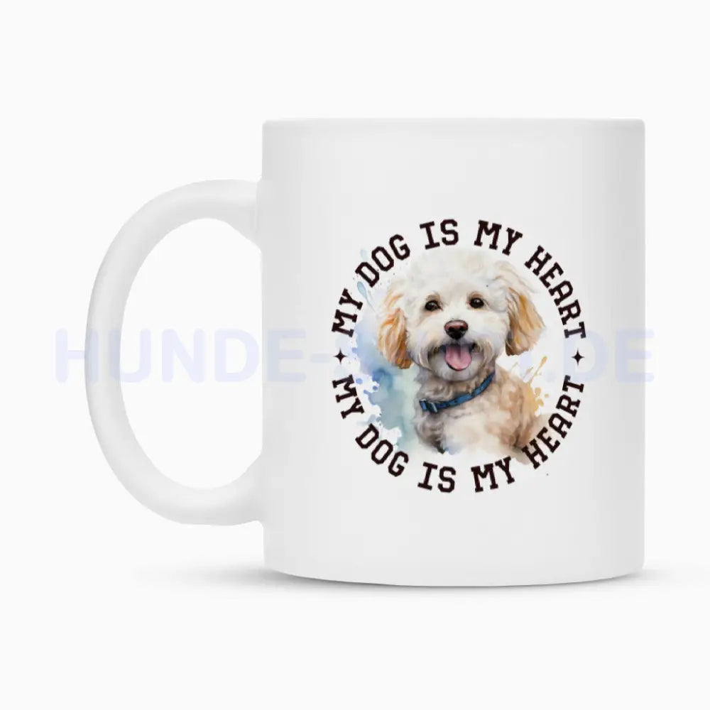 Tasse "Bichon Frisé HEART" – hunde-shirt.de