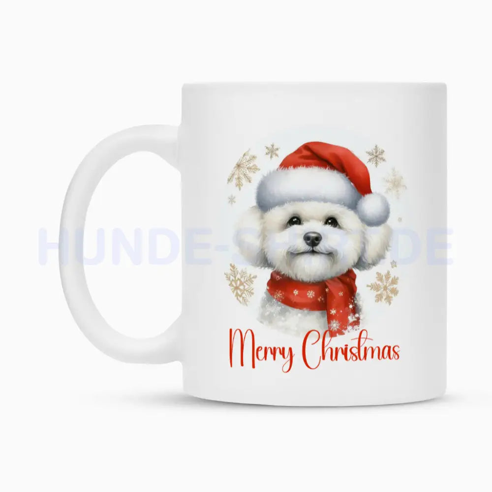 Tasse "Bichon Frisé - Merry Christmas 2" – hunde-shirt.de