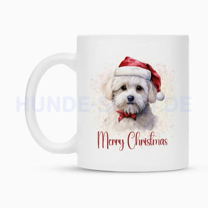 Tasse "Bichon Frisé - Merry Christmas" – hunde-shirt.de