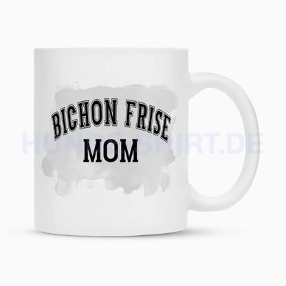 Tasse "Bichon Frisé - MOM" Weiß – hunde-shirt.de