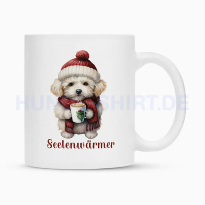 Tasse "Bichon Frisé - Seelenwärmer" Weiß – hunde-shirt.de