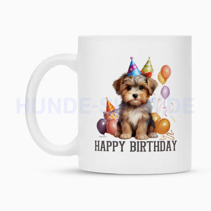 Tasse "Biewer Terrier - Happy Birthday 2" – hunde-shirt.de