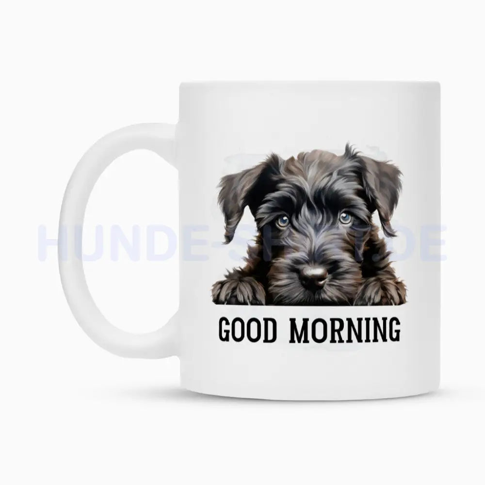 Tasse "Black Russian Terrier - GOOD MORNING" – hunde-shirt.de