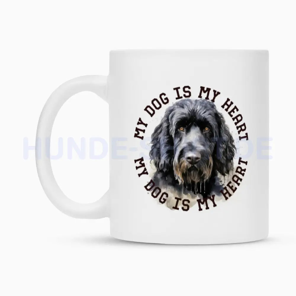 Tasse "Black Russian Terrier HEART" – hunde-shirt.de