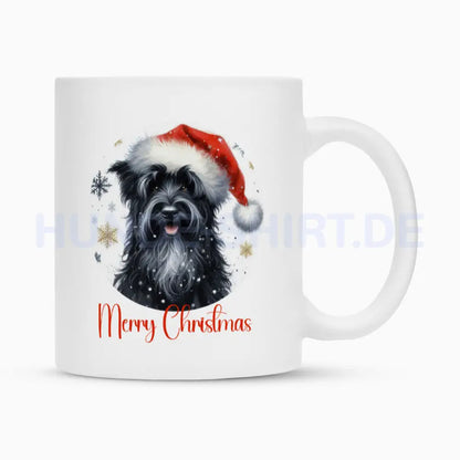 Tasse "Black Russian Terrier - Merry Christmas" Weiß – hunde-shirt.de