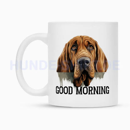 Tasse "Bloodhound - Good Morning" – hunde-shirt.de