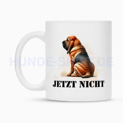 Tasse "Bloodhound - JETZT NICHT" – hunde-shirt.de