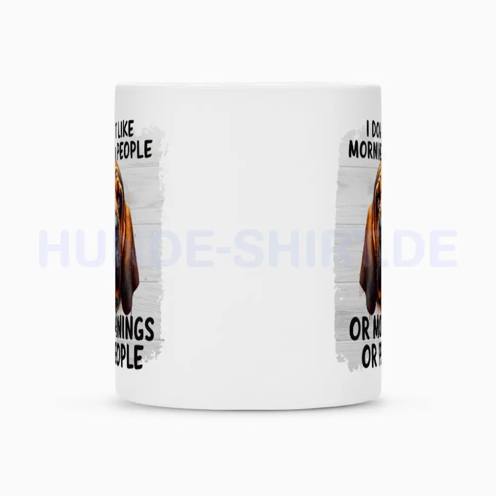 Tasse "Bloodhound - Morning People" – hunde-shirt.de