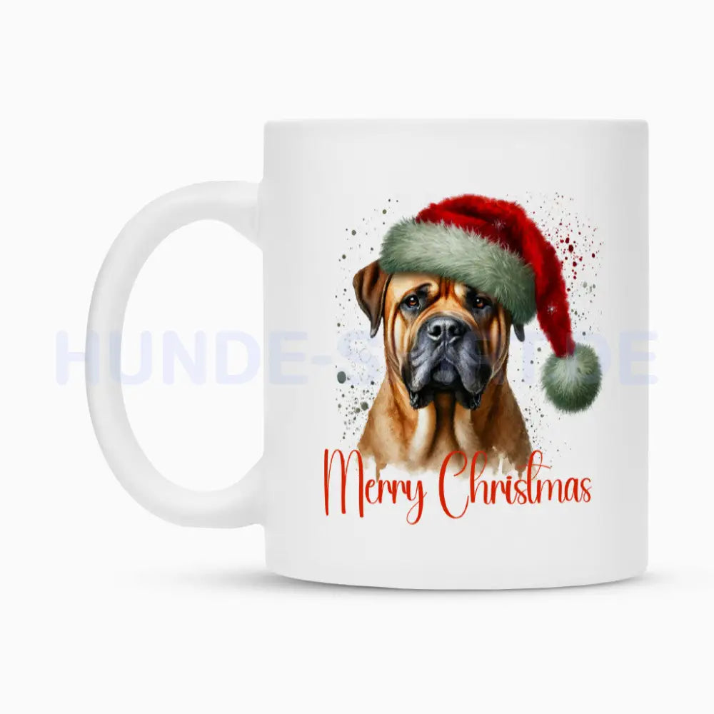 Tasse "Boerboel - Merry Christmas 2" – hunde-shirt.de