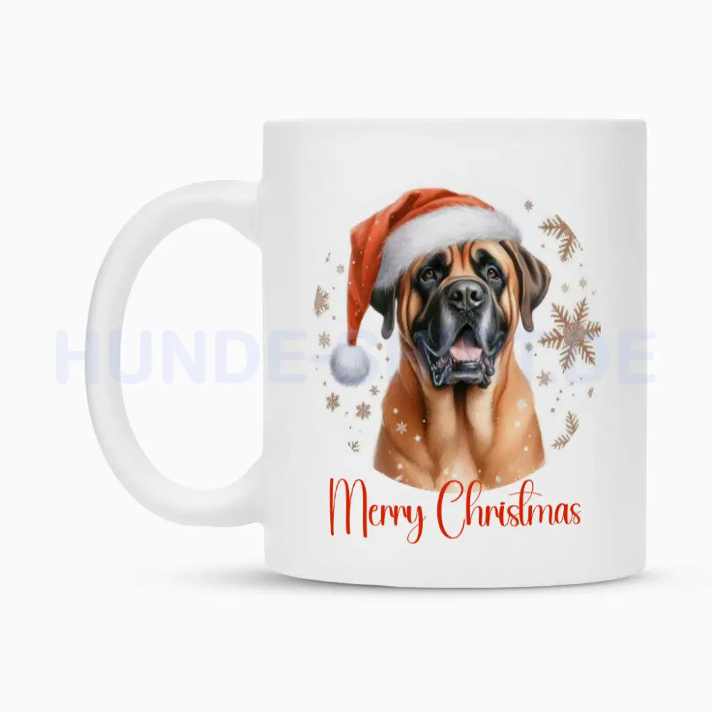 Tasse "Boerboel - Merry Christmas" – hunde-shirt.de