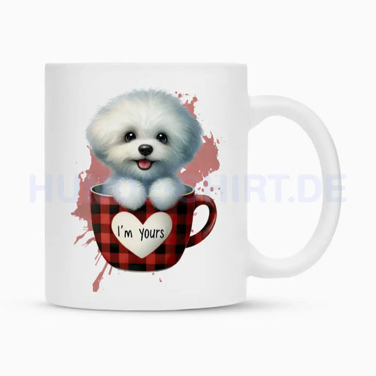 Tasse "Bologneser - CUP" Weiß – hunde-shirt.de