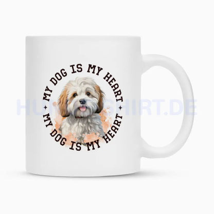 Tasse "Bologneser HEART" Weiß – hunde-shirt.de