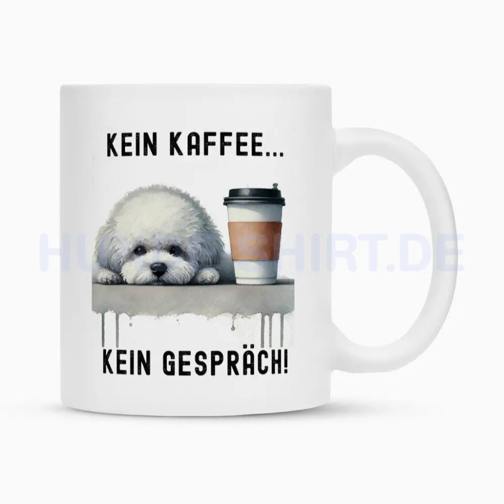 Tasse "Bologneser - Kein Kaffee..." Weiß – hunde-shirt.de