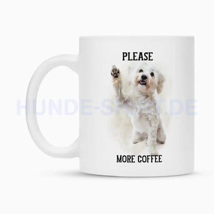 Tasse "Bologneser - Please more Coffee" – hunde-shirt.de