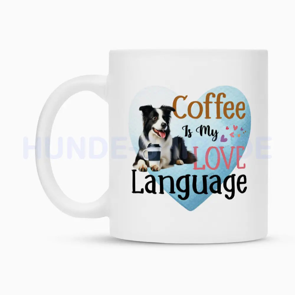 Tasse "Border Collie - Love Language" – hunde-shirt.de