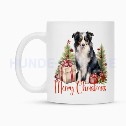 Tasse "Border Collie - Merry Christmas" – hunde-shirt.de