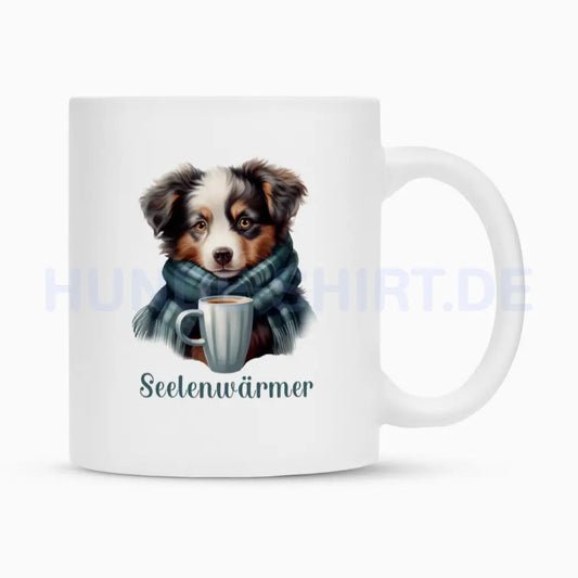 Tasse "Border Collie - Seelenwärmer" Weiß – hunde-shirt.de