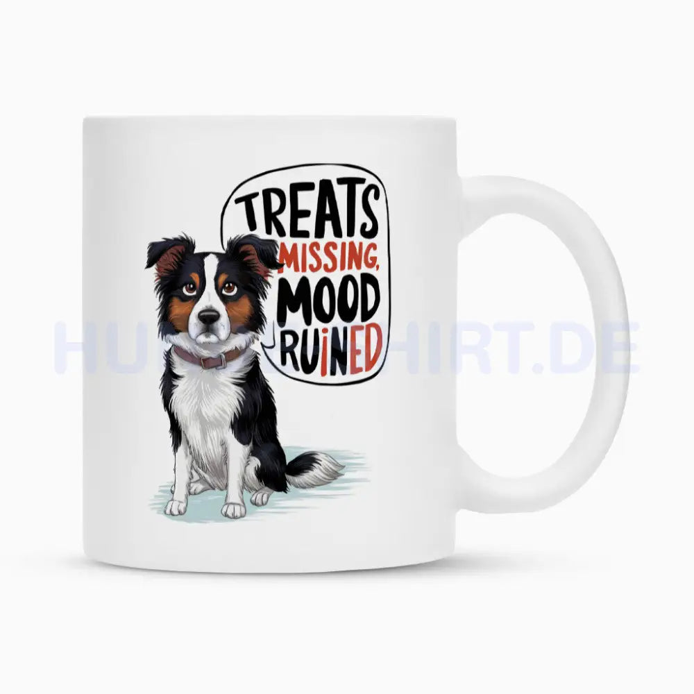 Tasse "Border Collie - Treats" Weiß – hunde-shirt.de