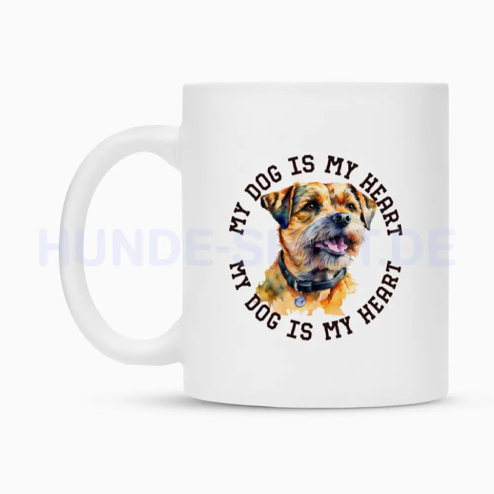 Tasse "Border Terrier HEART" – hunde-shirt.de