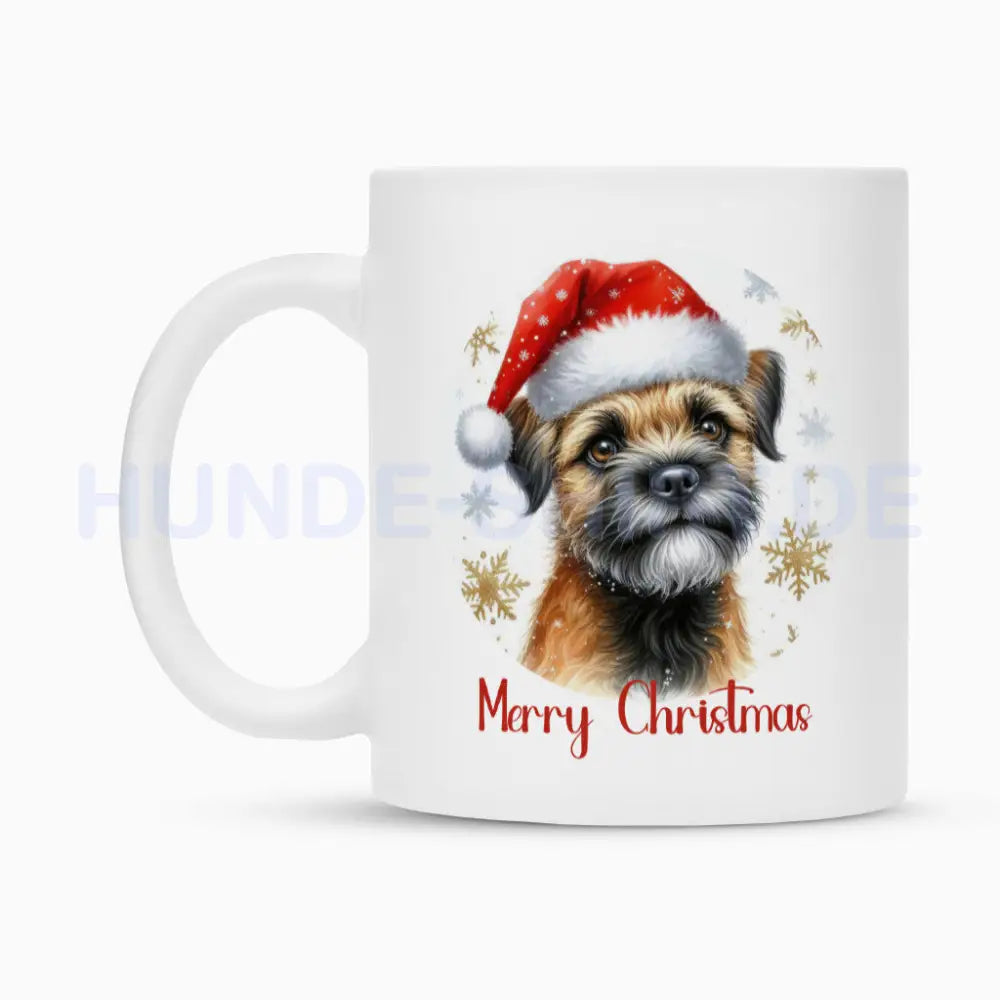 Tasse "Border Terrier - Merry Christmas" – hunde-shirt.de