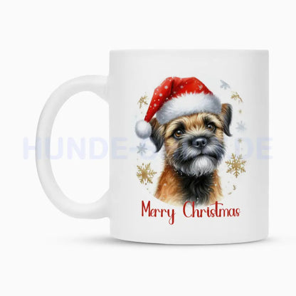 Tasse "Border Terrier - Merry Christmas" – hunde-shirt.de