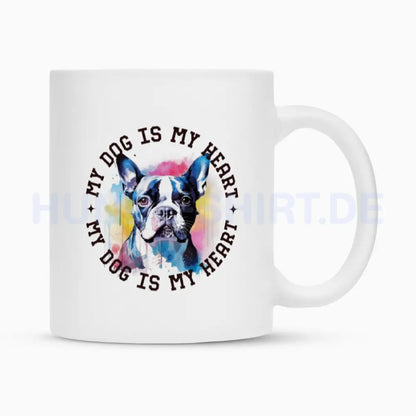 Tasse "Boston Terrier" Weiß – hunde-shirt.de