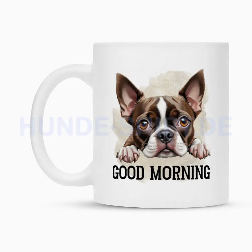 Tasse "Boston Terrier - Good Morning" – hunde-shirt.de