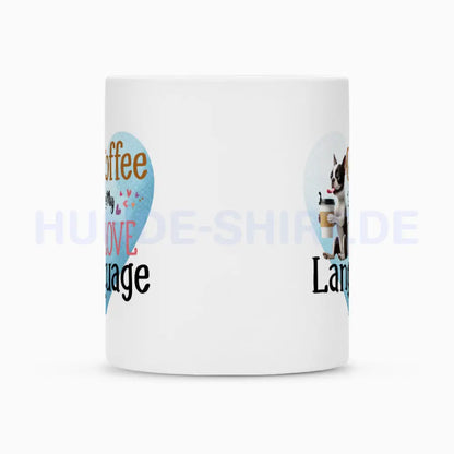 Tasse "Boston Terrier - Love Language" – hunde-shirt.de