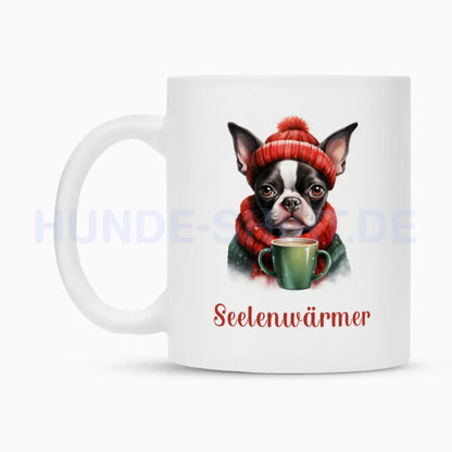 Tasse "Boston Terrier - Seelenwärmer" – hunde-shirt.de