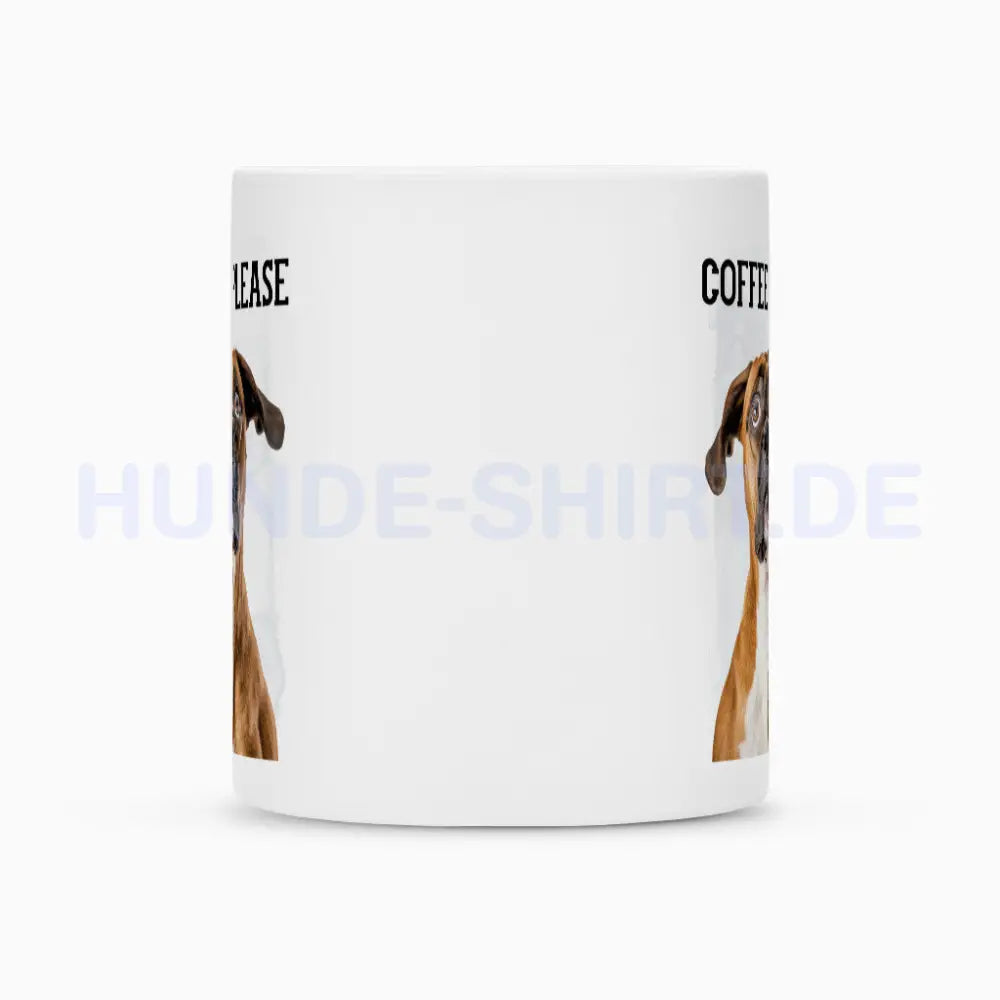 Tasse "Boxer - Coffee please" – hunde-shirt.de