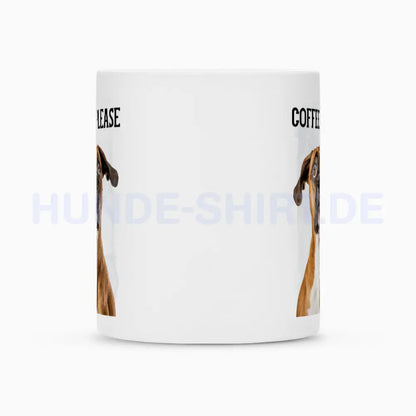 Tasse "Boxer - Coffee please" – hunde-shirt.de