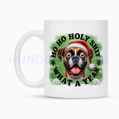 Tasse "Boxer - HO HO..." – hunde-shirt.de