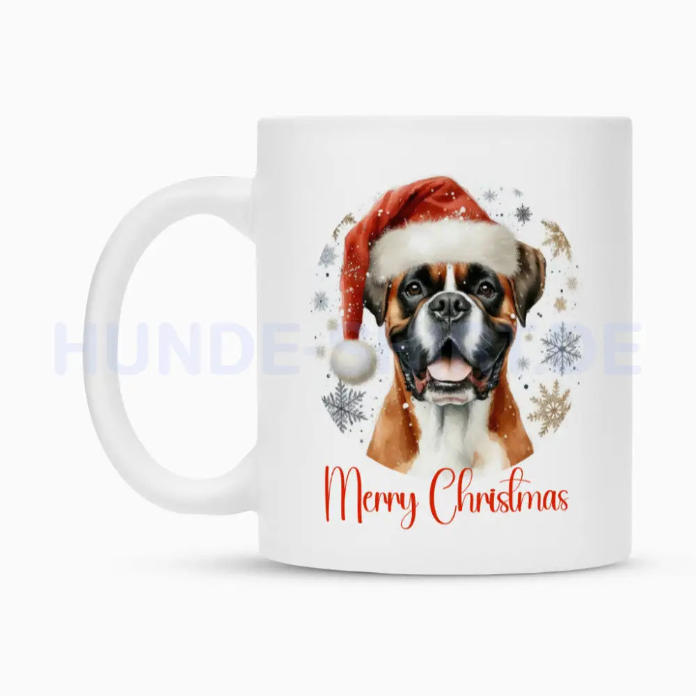 Tasse "Boxer - Merry Christmas" – hunde-shirt.de