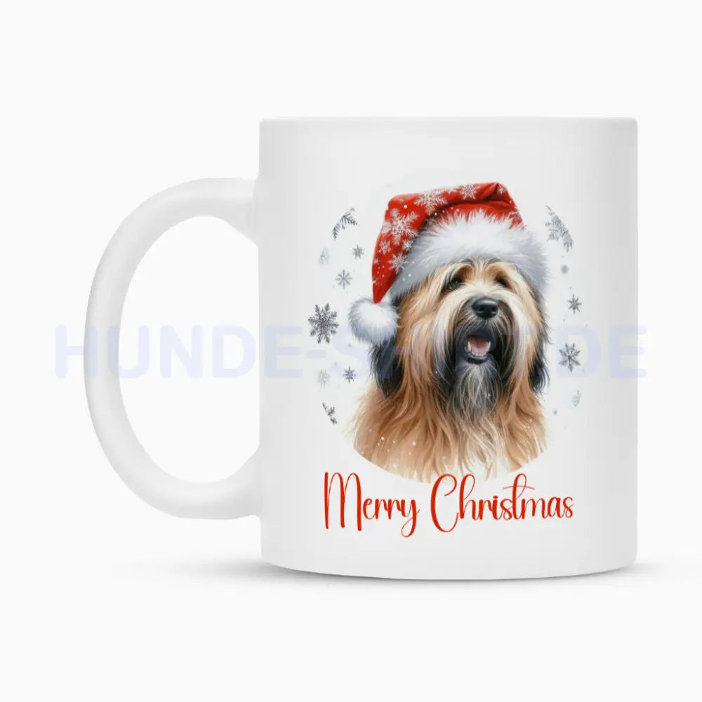 Tasse "Briard - Merry Christmas" – hunde-shirt.de