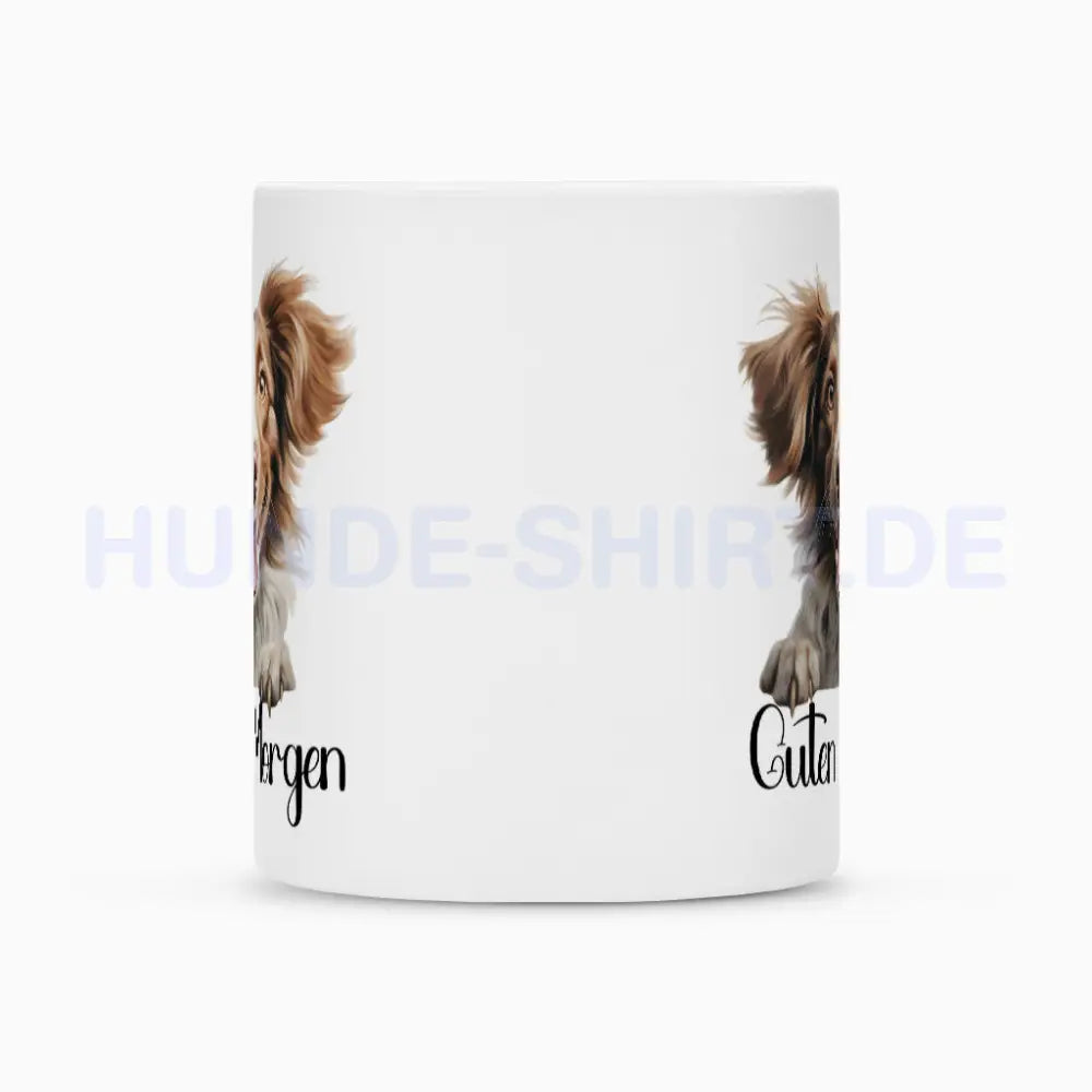 Tasse "Brittany Spaniel - Guten Morgen" – hunde-shirt.de