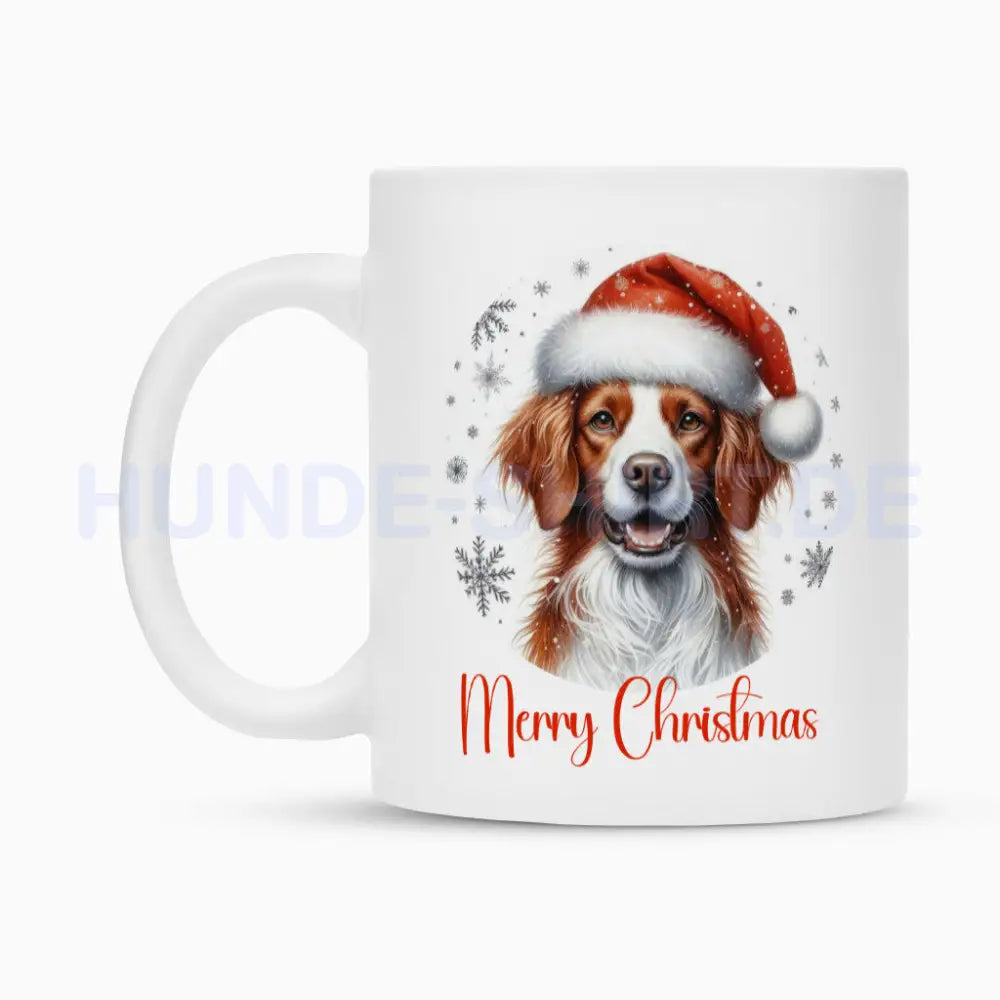 Tasse "Brittany Spaniel - Merry Christmas" – hunde-shirt.de