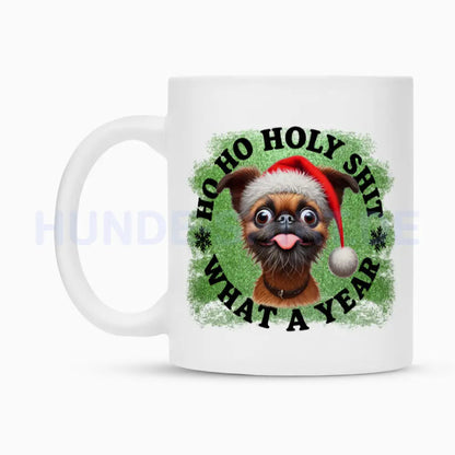 Tasse "Brüsseler Griffon - HO HO..." – hunde-shirt.de