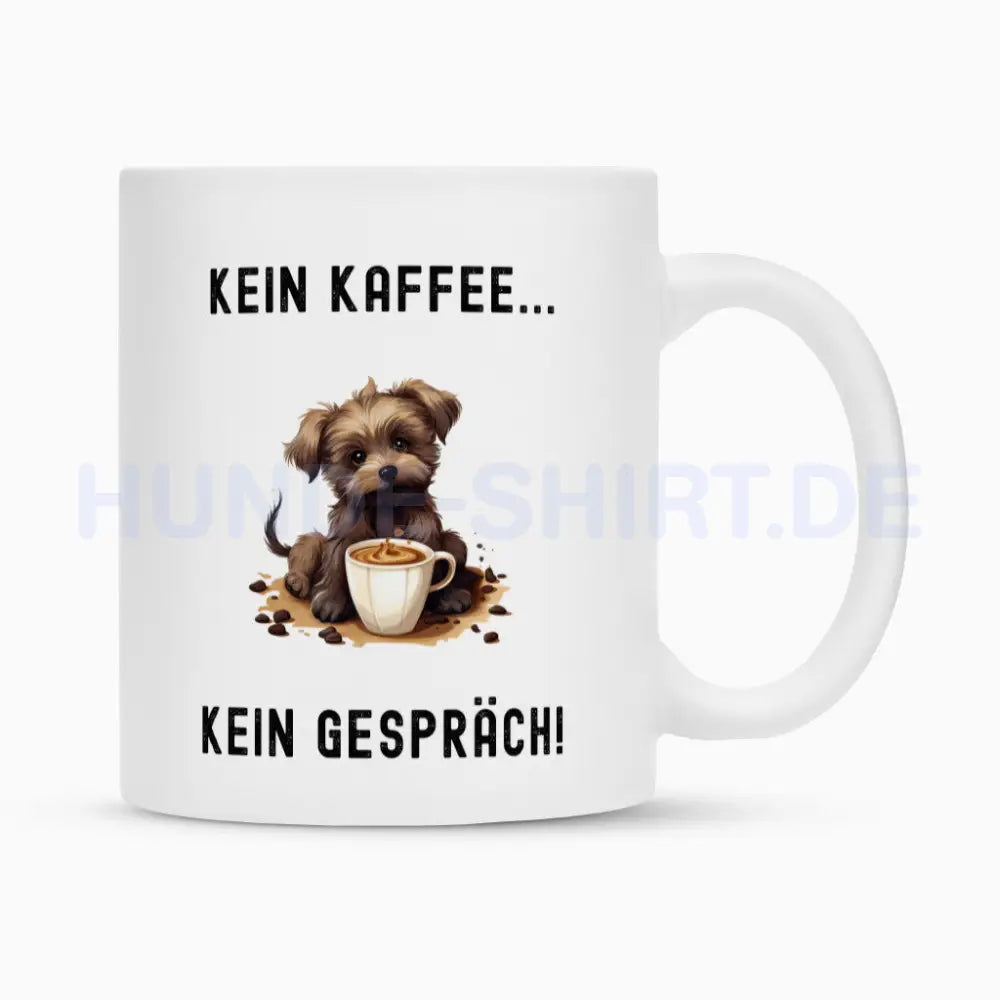 Tasse "Brüsseler Griffon - Kein Kaffee..." Weiß – hunde-shirt.de