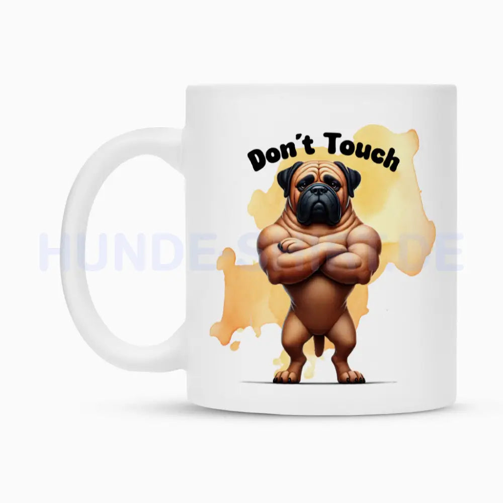 Tasse "Bullmastiff - Don´t touch" – hunde-shirt.de